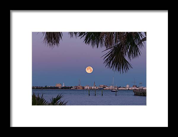Flower SuperMoon - Framed Print