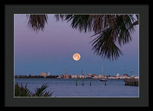 Load image into Gallery viewer, Flower SuperMoon - Framed Print
