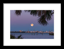 Load image into Gallery viewer, Flower SuperMoon - Framed Print