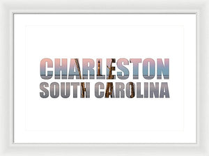 Folly Letters - Framed Print