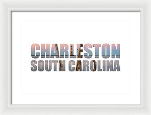 Folly Letters - Framed Print