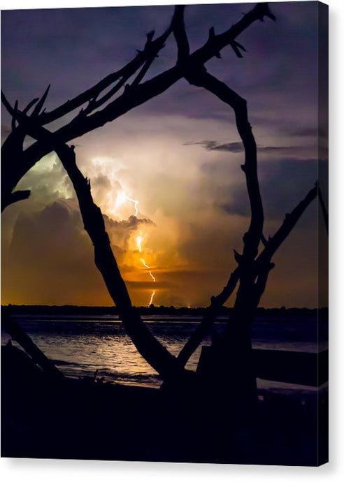 Best Lightning Canvas Print