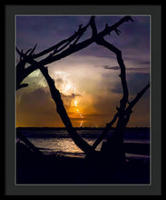 Load image into Gallery viewer, Folly Lightning - Framed Print