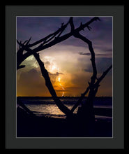 Load image into Gallery viewer, Folly Lightning - Framed Print