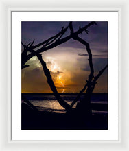 Load image into Gallery viewer, Folly Lightning - Framed Print