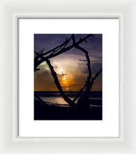 Load image into Gallery viewer, Folly Lightning - Framed Print