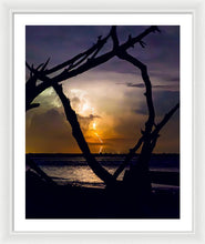 Load image into Gallery viewer, Folly Lightning - Framed Print