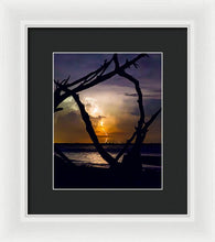 Load image into Gallery viewer, Folly Lightning - Framed Print