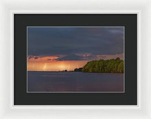 Load image into Gallery viewer, Forest Lightning - Framed Print