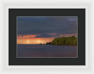 Forest Lightning - Framed Print