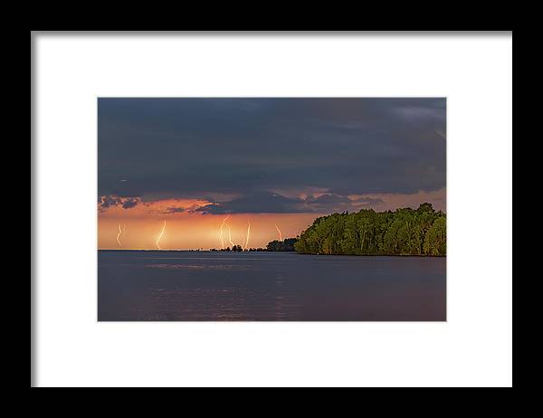 Forest Lightning - Framed Print