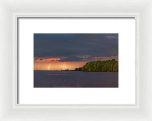 Forest Lightning - Framed Print