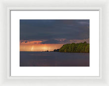 Load image into Gallery viewer, Forest Lightning - Framed Print