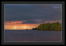 Load image into Gallery viewer, Forest Lightning - Framed Print