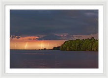 Load image into Gallery viewer, Forest Lightning - Framed Print