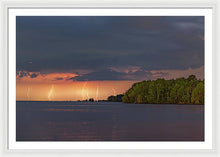 Load image into Gallery viewer, Forest Lightning - Framed Print