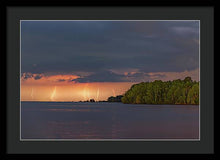Load image into Gallery viewer, Forest Lightning - Framed Print