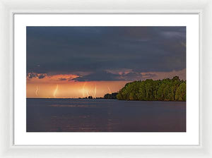 Forest Lightning - Framed Print