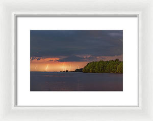 Forest Lightning - Framed Print