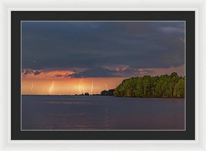 Forest Lightning - Framed Print