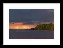 Load image into Gallery viewer, Forest Lightning - Framed Print