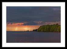 Load image into Gallery viewer, Forest Lightning - Framed Print