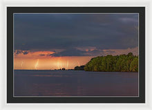 Load image into Gallery viewer, Forest Lightning - Framed Print