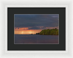 Forest Lightning - Framed Print