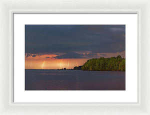 Forest Lightning - Framed Print