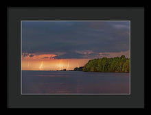 Load image into Gallery viewer, Forest Lightning - Framed Print