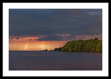 Load image into Gallery viewer, Forest Lightning - Framed Print