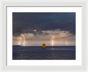 Lightning Tree - Framed Print