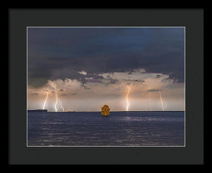 Lightning Tree - Framed Print