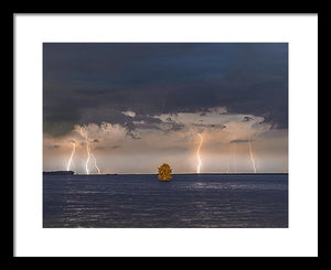 Lightning Tree - Framed Print