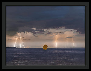 Lightning Tree - Framed Print