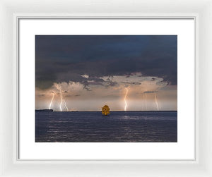 Lightning Tree - Framed Print