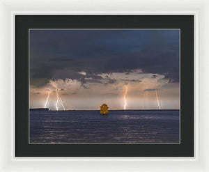 Lightning Tree - Framed Print