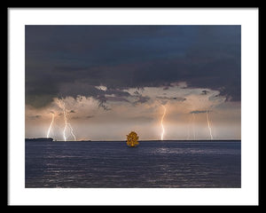 Lightning Tree - Framed Print