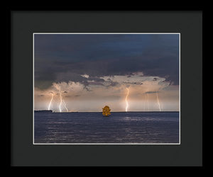 Lightning Tree - Framed Print