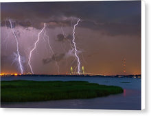 Load image into Gallery viewer, Lightning Bridge - Canvas Print