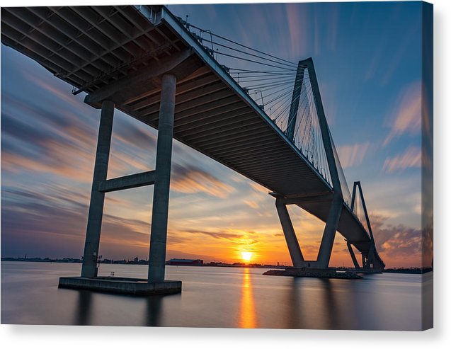 Motion Bridge Canvas Print