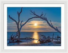 Load image into Gallery viewer, Rising Moon - Framed Print
