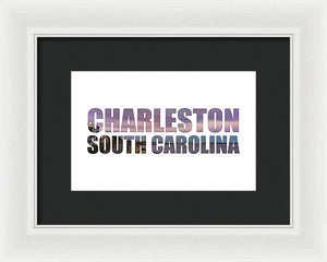 The Battery Letters - Framed Print