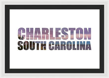 Load image into Gallery viewer, The Battery Letters - Framed Print