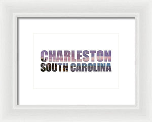 The Battery Letters - Framed Print