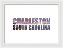 Load image into Gallery viewer, The Battery Letters - Framed Print