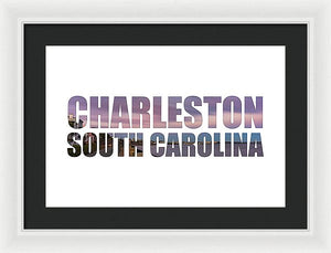 The Battery Letters - Framed Print
