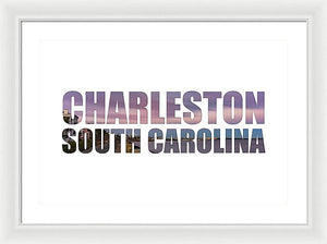 The Battery Letters - Framed Print