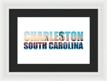 Load image into Gallery viewer, The Ravenel Bridge - Letters - Framed Print
