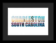 Load image into Gallery viewer, The Ravenel Bridge - Letters - Framed Print